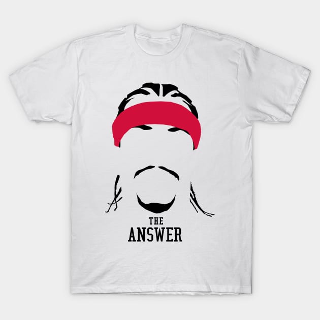 Allen iverson the answer t shirt cheap